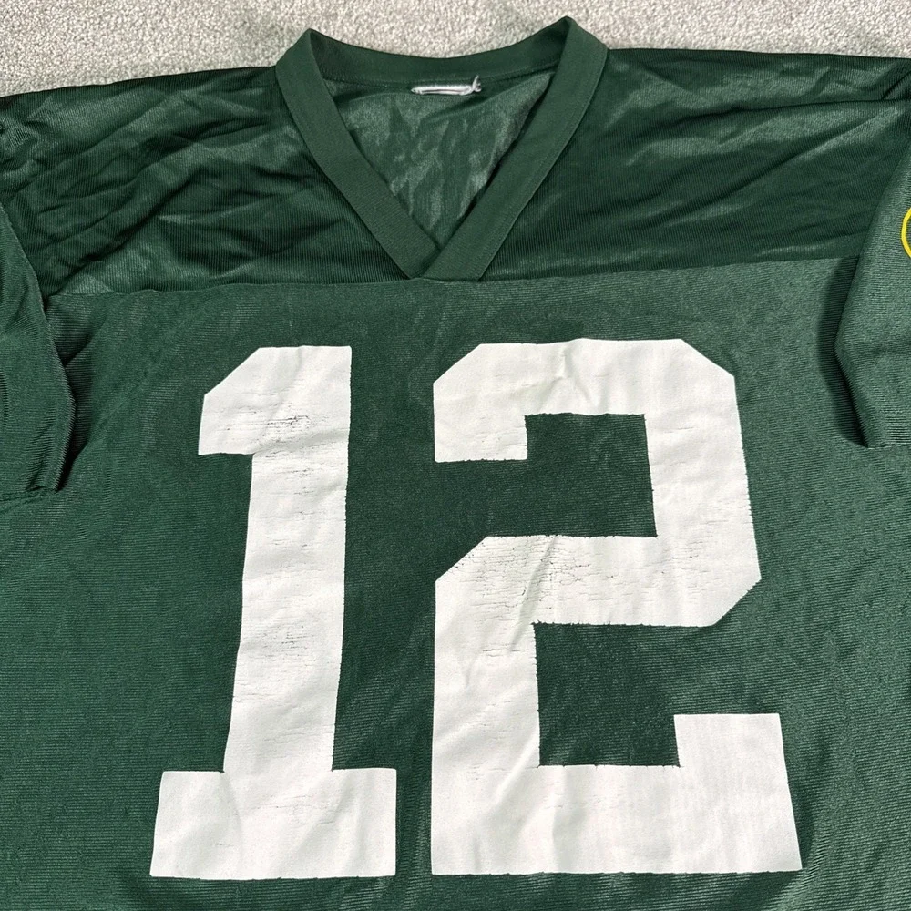 Aaron Rodgers #12 Packers Legend Jersey XL Green Bay NFL Vintage